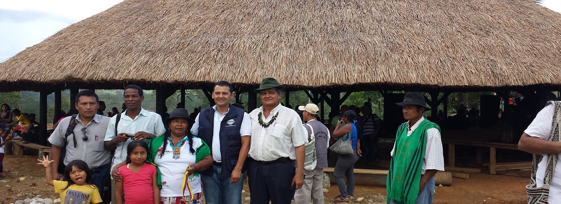 Director General de CORPOAMAZONIA inauguró obras para las comunidades étnicas de Orito, Putumayo