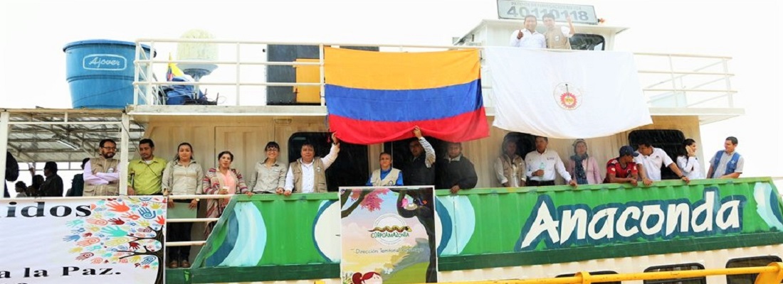 Anaconda emprende travesía de educación ambiental para la paz en zona de frontera del sur de Colombia