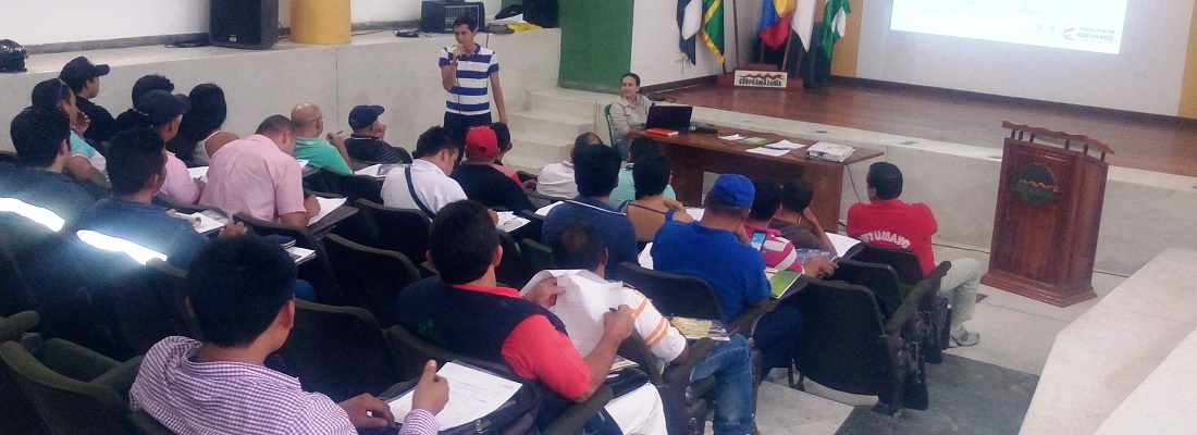 Taller sensibilización sobre manejo ambiental de gases refrigerantes en Putumayo