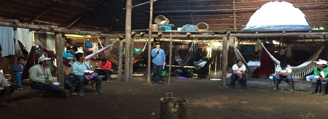 Encuentros con comunidades indígenas del río Caquetá para socializar el plan de acción institucional