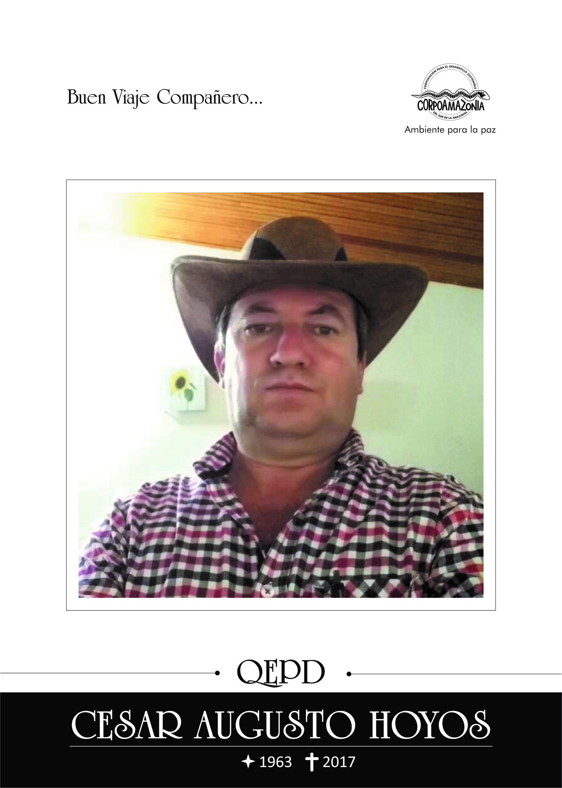 Buen Viaje, compañeros de CORPOAMAZONIA