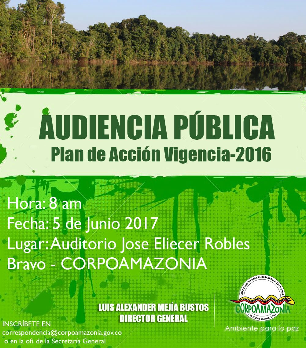 Audiencia Pública de Rendición de Cuentas vigencia 2016