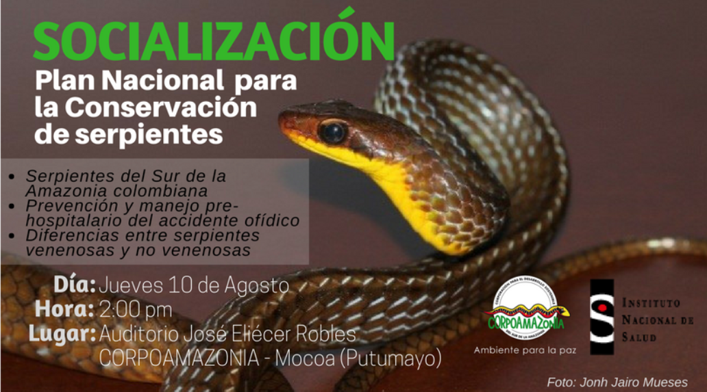 Socialización del Plan Nacional para la Conservación de Serpientes en Colombia