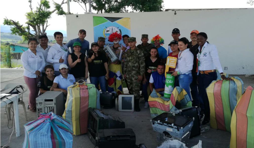 15 Toneladas de residuos posconsumo se recolectaron en el sur de la Amazonia colombiana