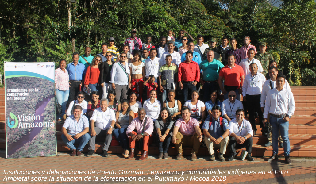 Detener la deforetación, un compromiso de Instituciones y comunidades en el Putumayo