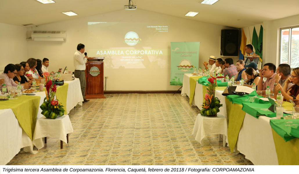 Asamblea Corporativa aprobó informe de gestión y eligió alcaldes consejeros de CORPOAMAZONIA para la vigencia 2018