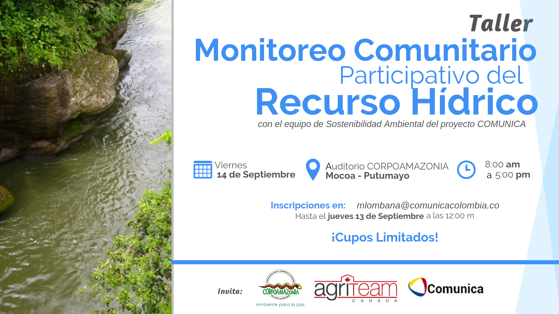 Taller en Monitoreo Comunitario y Participativo del Recurso Hídrico