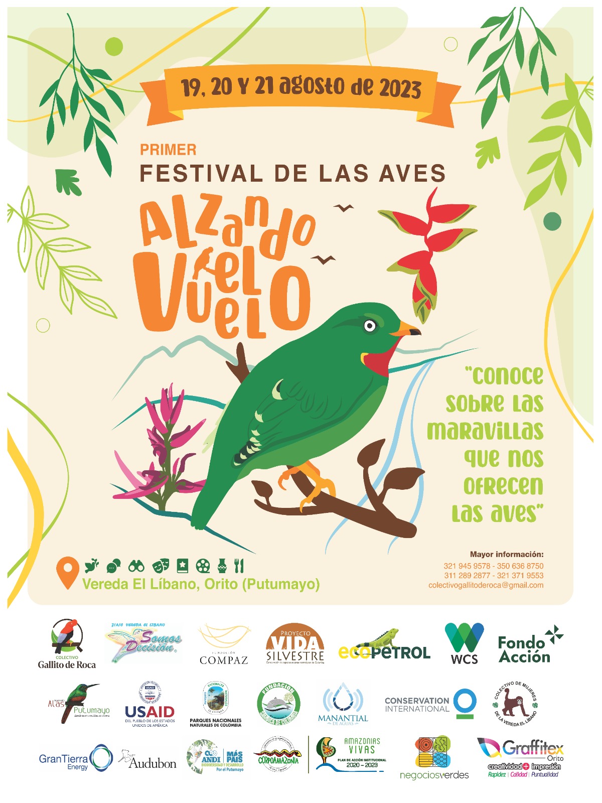 Festival de las Aves “Alzando el Vuelo”
