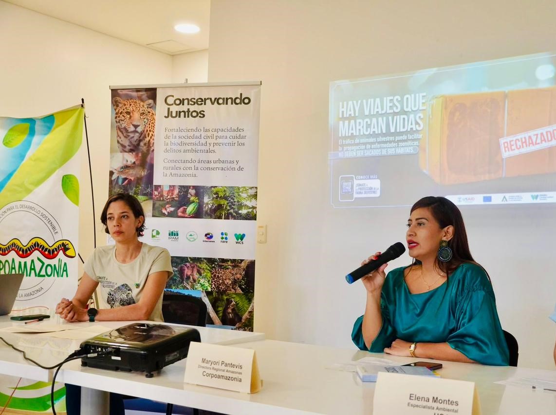 WCS, CORPOAMAZONIA y aliados lanzan campaña ‘Hay viajes que marcan vidas’ para combatir el tráfico de fauna en aeropuertos